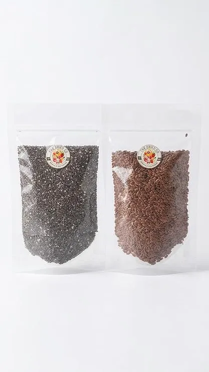Flax Seeds + Chia Seeds Pack (2 x 100g)