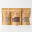 Flax Seeds + Pumpkin Seeds + Sunflower Seeds |Pack 3 x 100g (Brown Pouch)
