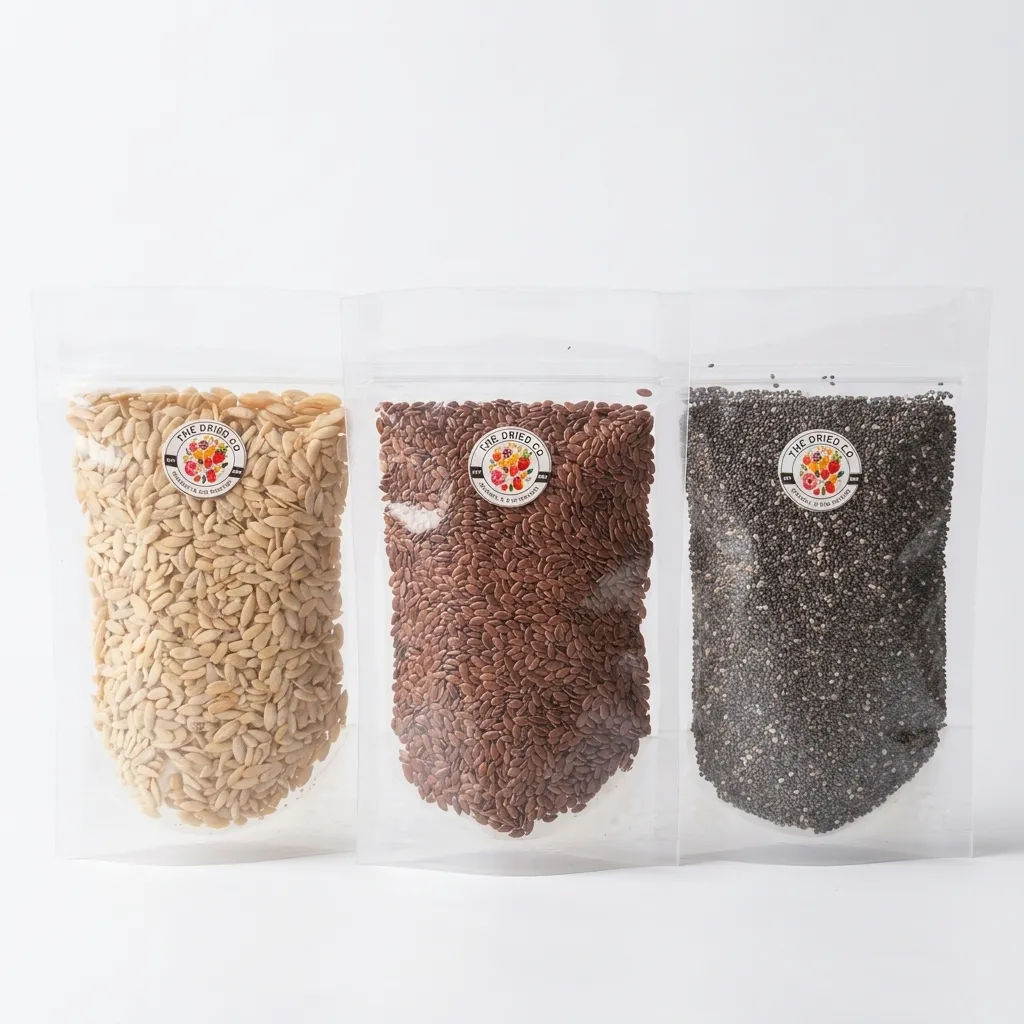 Chia + Flax + Watermelon Seeds (100g Each)
